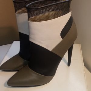 Booties with heel